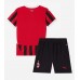 Camisa de time de futebol AC Milan Replicas 1º Equipamento Infantil 2024-25 Manga Curta (+ Calças curtas)